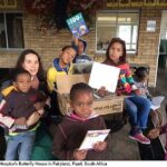 Children receiving books