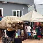 People waiting to be seen at Medical Outreach clinic.